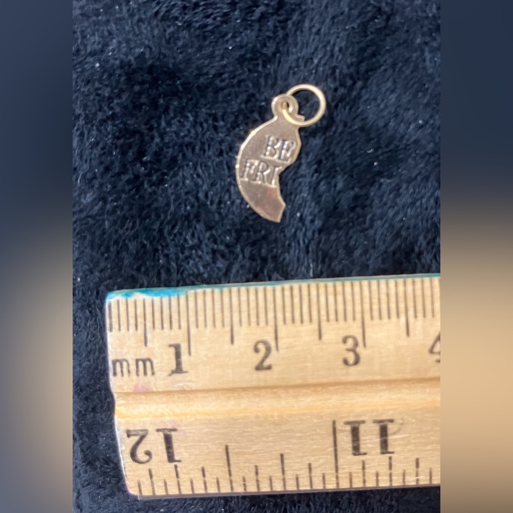 Vintage “Be Fri” Half of Best Friends Charm Pendant